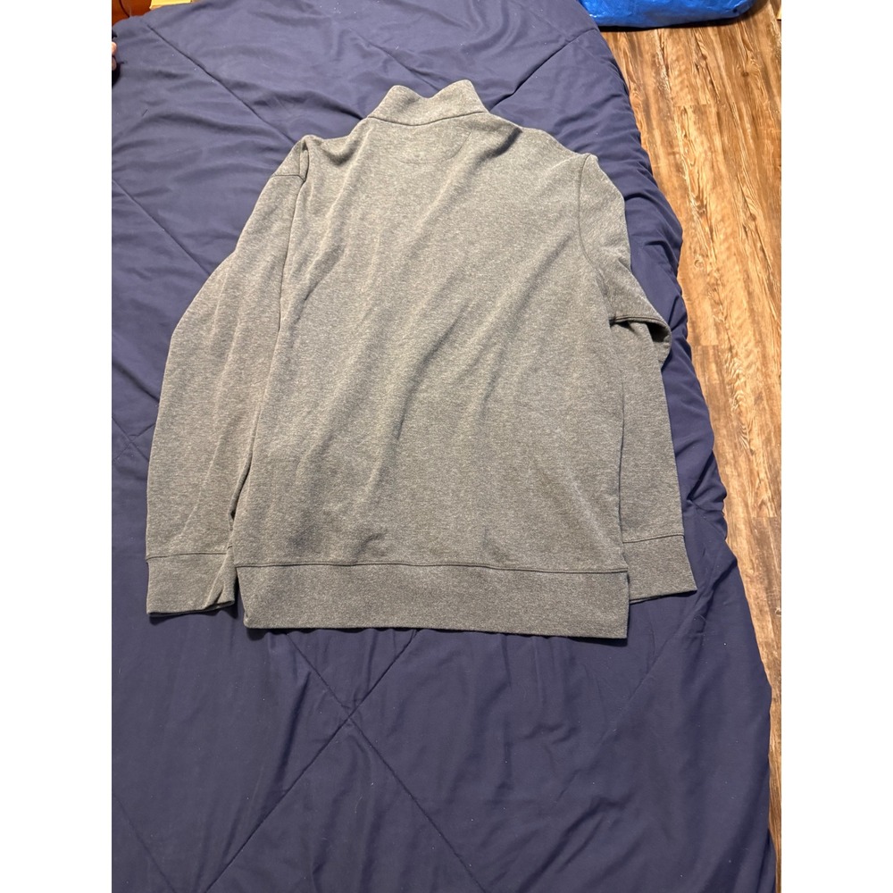 Polo Ralph Lauren Mens Luxury Jersey Quarter-Zip Pullover Dark Grey Heather XL - Picture 11 of 12